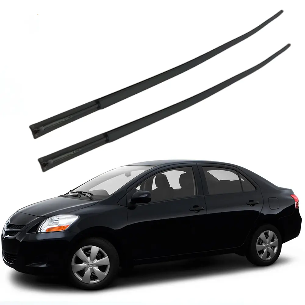 HY 2PCS Auto Car Roof Moulding Seal Strips fit for ToyotaYaris 2006-2016 for Vitz 2005-2012