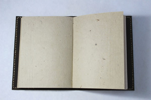 Handcraft Buddha Antique <strong>Scripts</strong> Embossed Front Cover Handmade Lokta Paper <strong>Notebook</strong> A5 Diary Customization Leather Journal - Product Image 4
