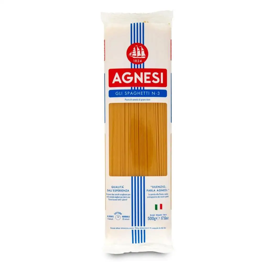 सस्ती दर सर्वोत्तम गुणवत्ता स्पेगेटी पास्ता 500 ग्राम पास्ता और स्पेगेटी