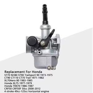 Bộ chế hòa khí PZ19 cho xe máy <span class=keywords><strong>50cc</strong></span> 70cc 90cc 110cc 125cc mới, tương thích với Coolster, Taotao, Redcat, Peace, Baja, ATV, xe địa hình - Product Image 3