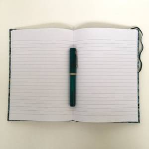 LABON Cuaderno planificador diario de impresión de papel recubierto de flores personalizado con banda elástica