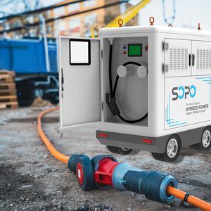 SOPO 60kWh Plataforma móvil ESS Equipo de construcción modular Solución de energía fuera de la red Sistema de almacenamiento de energía todo en uno
