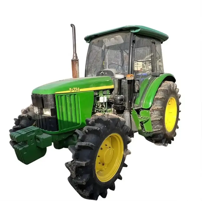 Tracteur agricole Offre Spéciale Tracteurs agricoles d'occasion Johnn Deeere 5058E avec cabine climatisée 90Hp 100Hp 110Hp 4WD Prix bas