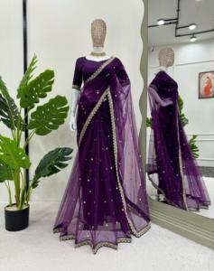 Yumuşak ağ ve Mono Bangalore ipekten yapılmış sarees üstün kumaşlar karmaşık işçilik ve münhasırlık vurgulayın. - Product Image 6