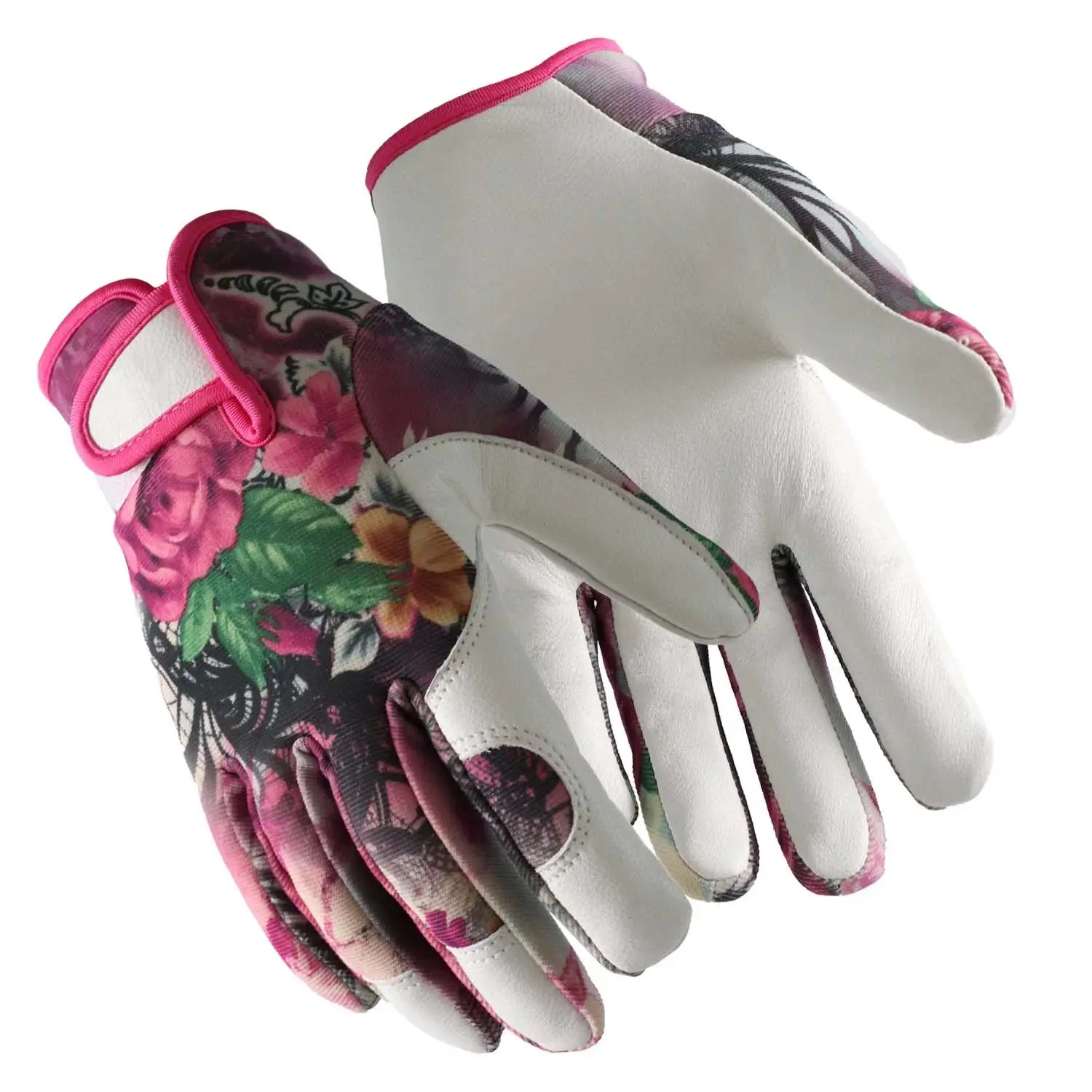 Модные стильные перчатки из козьей кожи для сада, защитные перчатки для работы в ярде