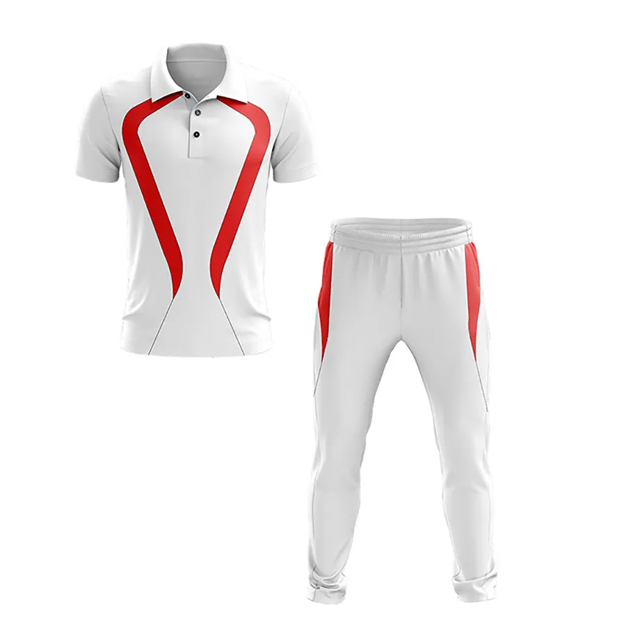 Personalizado Hombres Sublimación Barato Cricket Uniformes Conjuntos Ropa Deportiva Cricket Uniforme Con Impresión de Logotipo personalizado