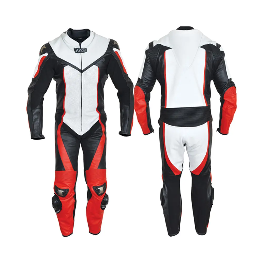 100% Cowhide 2 piece motorcycle racing suit Motorbike Leather Motorcycle Suit Motorbike Wear Racing Leather Suit New