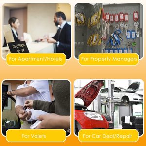 Anahtar kilit kutusu duvara montaj Metal dijital kilitleme anahtar kabini organizatör elektronik anahtar güvenli saklama kilit kutusu - Product Image 6