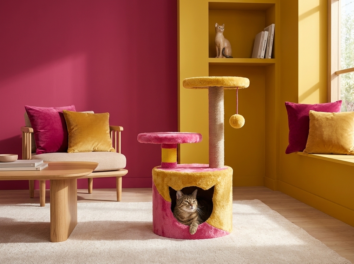 Jaune et rose
