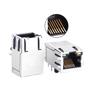 Cat6 RJ45 nối Ethernet nối <span class=keywords><strong>RJ</strong></span> <span class=keywords><strong>45</strong></span> tùy chỉnh mạ Vàng <span class=keywords><strong>RJ</strong></span> 11 RJ45 nối CAT5e CAT6 cat6A CAT7 RJ45 nữ nối - Product Image 1