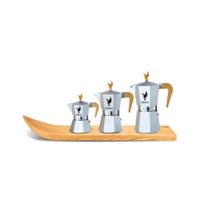 Bộ TIROL cà phê Moka nồi nhôm Espresso cà phê Maker nhựa xử lý 3-6-9 ly chịu nhiệt công cụ phụ kiện và thử - Product Image 1