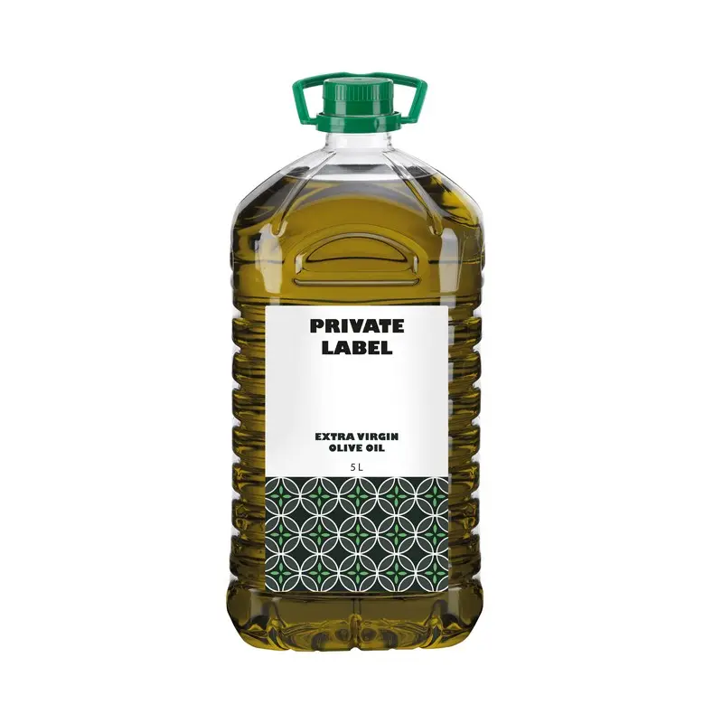 Private Label spagnolo di qualità migliore spremuto a freddo Extra vergine di oliva 5 litri Crag X3 buon prezzo pronto per l'esportazione