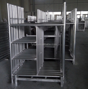 Andamio de Marco H para construcción Andamio de metal galvanizado Construcción de marco de tablón - Product Image 6