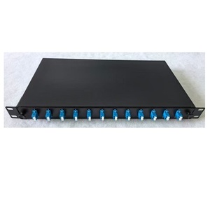 19-Inch FTP Rack Mounted ODF Terminal Box 24-Core Fiber Distribution Frame with ODF <strong>Patch</strong> <strong>Panel</strong> and SC/UPC SC/APC Adaptors - Product Image 2