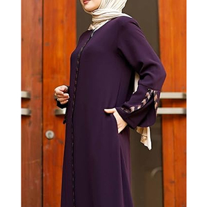 女性用ドバイアバヤ大人用新ファッションデザイン控えめなイスラム教徒のドレス中東ドバイ女性用アバヤ