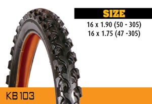 KUMA KB101, KB102, KB103 Bicycle <strong>Tires</strong> MADE in VIETNAM Size 16x1.75 18x1.75 20x1.75 24x1.75 26x1.95 16X1.90 - Product Image 6