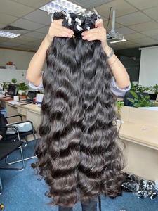 Vietnamese Unprocessed Natural Wavy Hair Cuticle Aligned Virgin Human Hair Vendors Style <strong>Model</strong> Number Waves Grade <strong>Bundles</strong> - Product Image 2