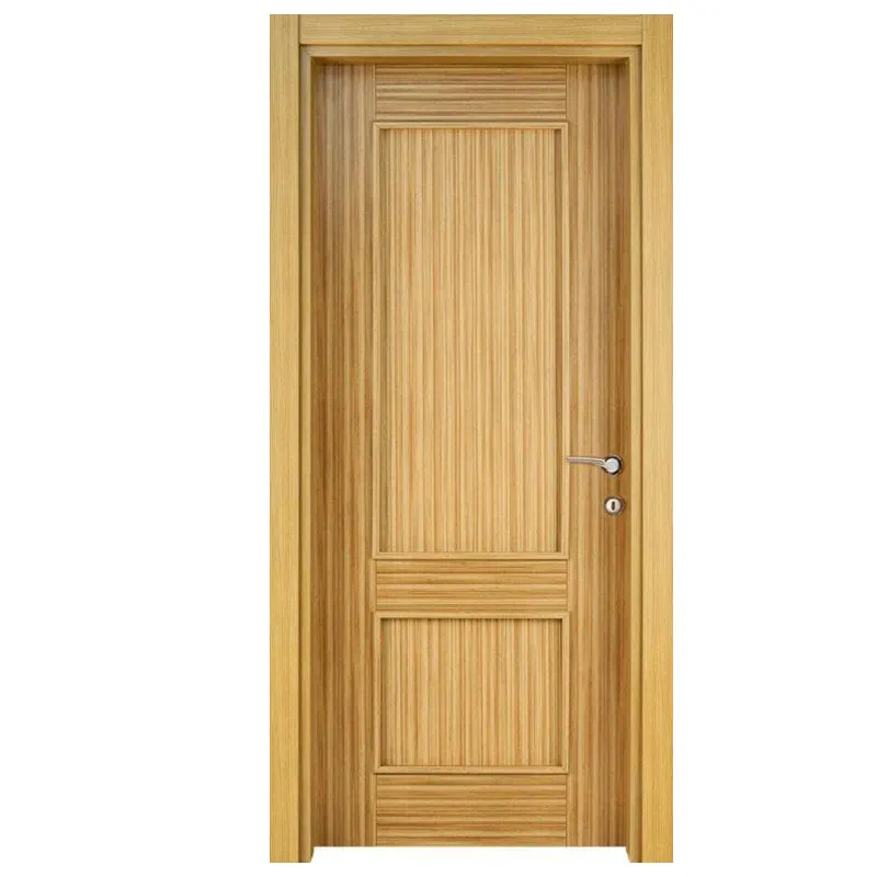 Pour porte en bois de dalle moderne de haute qualité intérieure porte d'isolation phonique en bois pour la maison