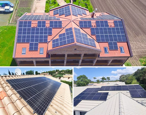 完整的6.2kva太阳能系统家用混合动力8000瓦太阳能电池板10000瓦全10kw套件离网太阳能系统 - Product Image 6