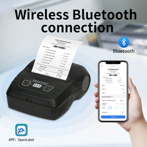 Portable 2-Inch <strong>Android</strong> Tablet Compatible Thermal <strong>Printer</strong> Wireless Inkless for Bluetooth Label <strong>Printer</strong> Convenient for Store - Product Image 4