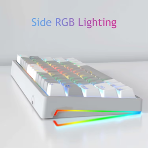 AULA F3261 RGB 60% kablolu Mini kompakt USB mekanik oyun klavyesi PC Laptop için 61 tuşları Hot-Swap özelliği masaüstü için yeni - Product Image 6