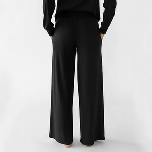 服装女裤最佳价格类型休闲时尚颜色黑白女裤长裤