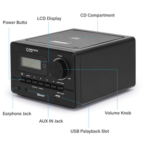 ระบบลำโพง Hifi Cd Micro System BT/เครื่องเล่นซีดี/วิทยุ/USB พร้อมรีโมท - Product Image 2