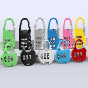 YH1672 Mini 3 quadrante cifra codice numero Password combinazione lucchetto in lega di zinco antifurto bagaglio sicuro per il viaggio e uso in palestra - Product Image 3