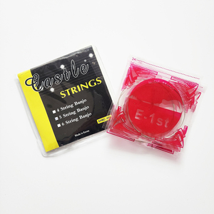 Juego de cuerdas de banjo de 5 cuerdas premium: cuerdas afinadas de medio paso de alta calidad para guitarras de banjo, rendimiento duradero - Product Image 1