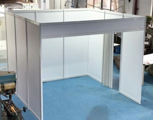 10x10 Exhibition Booth Shell Scheme Booth Partition Walls para Trade Show Exhibition - Product Image 4