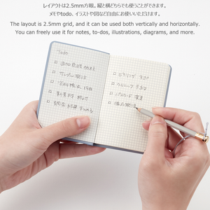 高品质工厂成本Isshoni迷你备忘录写字板聚氯乙烯封面口袋素描笔记本铅笔印刷 - Product Image 4