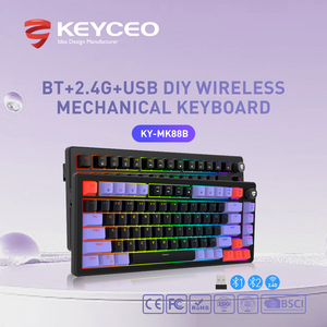 Fabricación OEM ergonómico 83 teclas diseño simple multifunción DIY inalámbrico personalizado Teclado mecánico Teclado gamer - Product Image 2