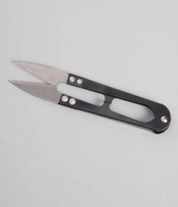 איכות פרימיום תוצרת Shu & Co נירוסטה צורת U תפירת מספריים קוצץ חרוזים חותך חוט לחיתוך קו
