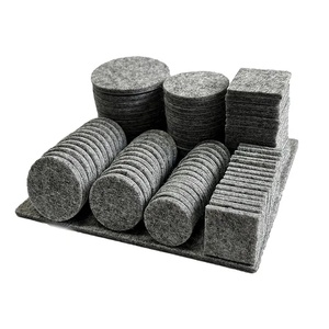 Tùy chỉnh màu đen xám die-cut cảm thấy pad tự dính đồ nội thất bảo vệ với hai mặt Acrylic đồ nội thất cảm thấy miếng đệm - Product Image 1