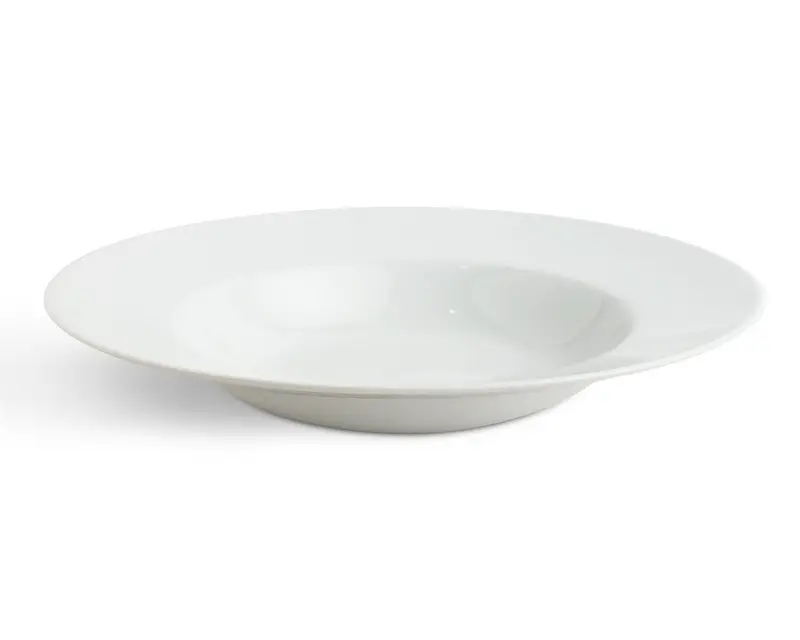 Plato de pasta alado, 25 cm, porcelana blanca, uso para servir desayuno, comedor y aperitivos, accesorios de regalo, en casa, cocina