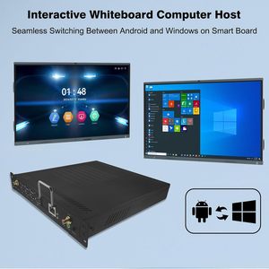 Mini computadoras de 10. ° Gráficos 4K UHD Computadora de escritorio con pantalla dual OPS Mini PC para oficina y educación