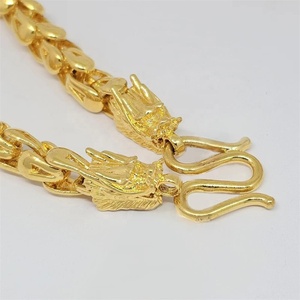 Klasik tasarım fabrika fiyat 24K altın dolu 23.5 "olmayan alerjik kaliteli altın dolu zincir - Product Image 6