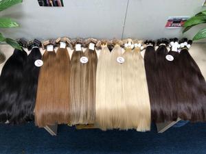 הנמכר ביותר למכור שיער remy שיער שטוחות טיפים כל הצבעים ישר ויאטנמי