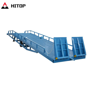 Mobile Hydraulic Container <strong>Loading</strong> and <strong>Unloading</strong> Forklift Ramps Work <strong>Platform</strong> - Product Image 1