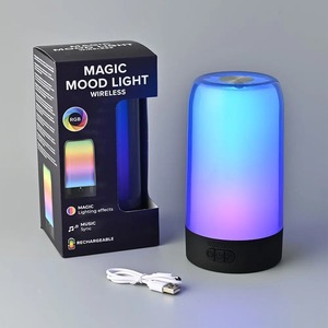 Dim çok renkli akıllı RGB gece lambası müzik atmosfer ışığı oturma odası ve yatak odası için mükemmel hediye - Product Image 3