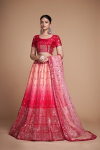 Sıcak satış düğün ve festivali giymek kadınlar Lehenga Choli nakış iş gelin <span class=keywords><strong>Lehanga</strong></span> Choli hindistan'dan ihracat için