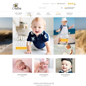 Professional Baby Care Products Supported on Mac Android OS Shopping Cart <strong>Web</strong> <strong>Design</strong> Service Available for Windows and IOS - Product Image 4