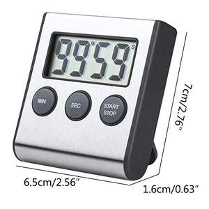 Timer elettronico con faccia di ferro Super rumoroso da cucina per cucinare e cucinare le uova Timer per il conto alla rovescia per studenti Manager - Product Image 3