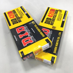 (日本製) DID 420D標準ローラー非密閉型非Oringモーターサイクルチェーン100リンク、420D x 100RB - Product Image 5