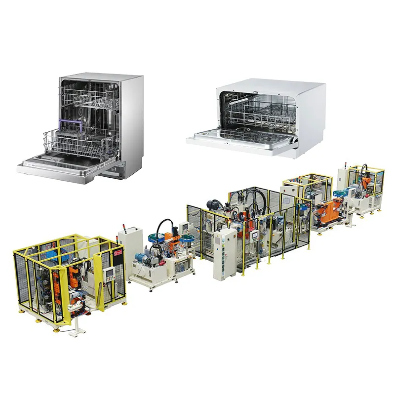 Ligne de production automatique pour lave-vaisselle Ligne de production pour lave-vaisselle domestique Machine de fabrication de lave-vaisselle