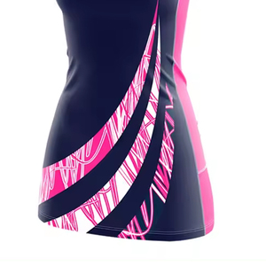 קבוצה מותאמת אישית <span class=keywords><strong>netball</strong></span> חצאית אחידה עם חולצה מודפסת חולצה מעוצבת על ידי יצרן אחיד באיכות מעולה