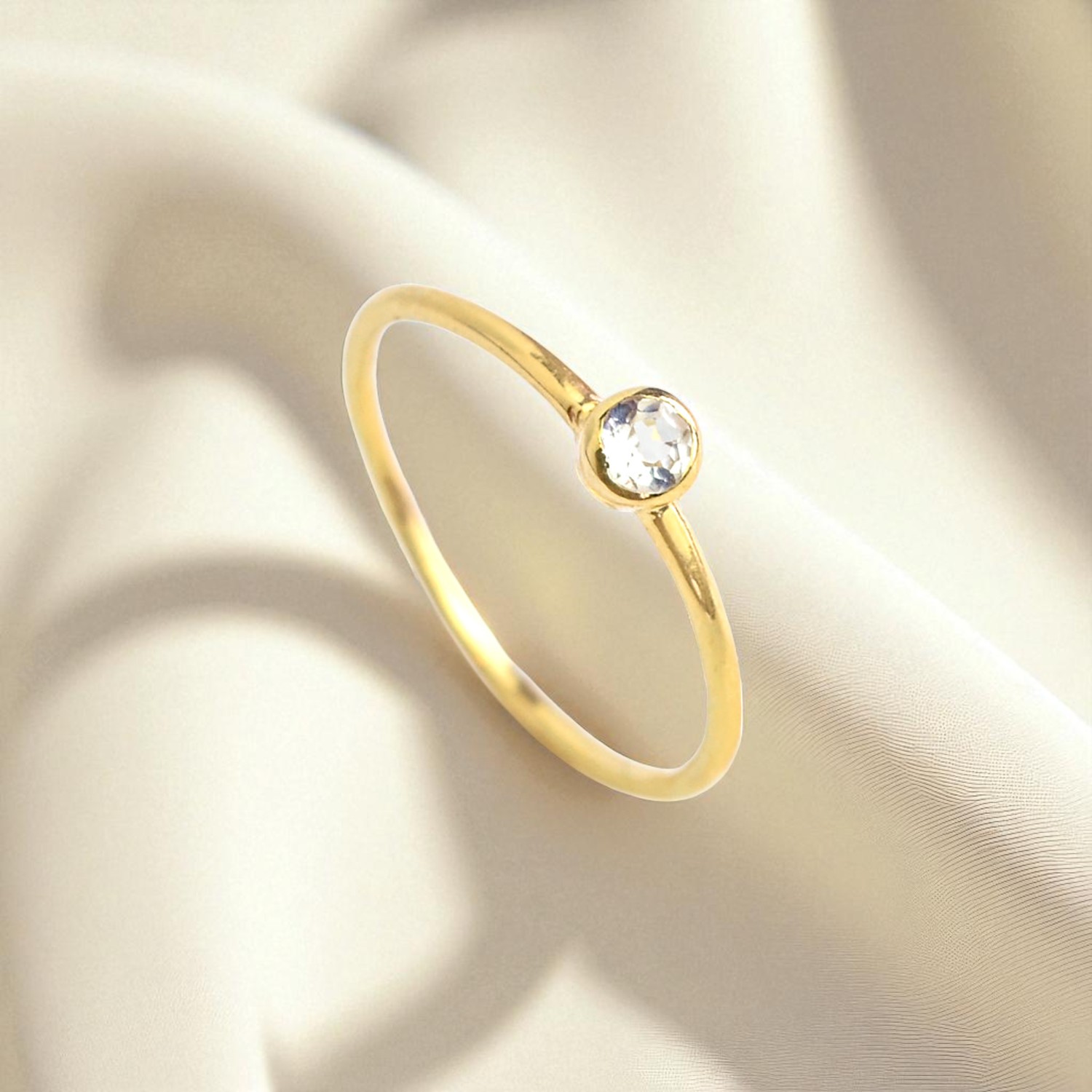Or de quartz clair