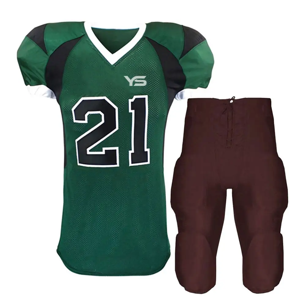 Adult Size American Football Uniform Sets Short Sleeve Football Uniforms Team Wear Uniform In Stock Now