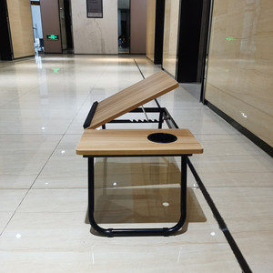 Multi-funzioni Mini tavolo pieghevole tavolo da studio in legno Computer da tavolo per letto - Product Image 6