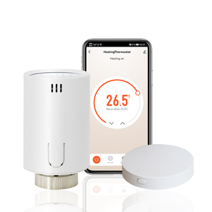 Zigbee termostato per il riscaldamento accurato del radiatore WiFi telecomando e Display LCD ABS e PC materiale per uso appartamento - Product Image 2